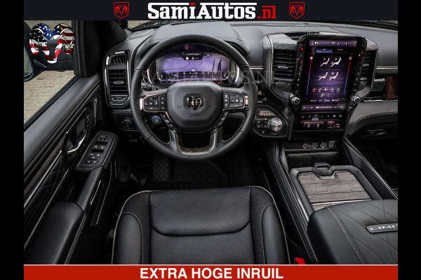 Dodge Ram LIMITED SPORT H.O 540HP 706Nm | Massage + Full Option | De Meest Luxe en Volle Pick-Up in zijn Klasse | Comfortabele Dubbele Cabine met Royale 5 Zitplaatsen | BPM vrij | Nu Leverbaar uit Voorraad | Voorraad Nr 2355 - 5149