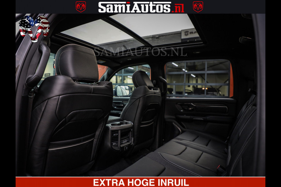 Dodge Ram LIMITED SPORT H.O 540HP 706Nm | Massage + Full Option | De Meest Luxe en Volle Pick-Up in zijn Klasse | Comfortabele Dubbele Cabine met Royale 5 Zitplaatsen | BPM vrij | Nu Leverbaar uit Voorraad | Voorraad Nr 2355 - 5149