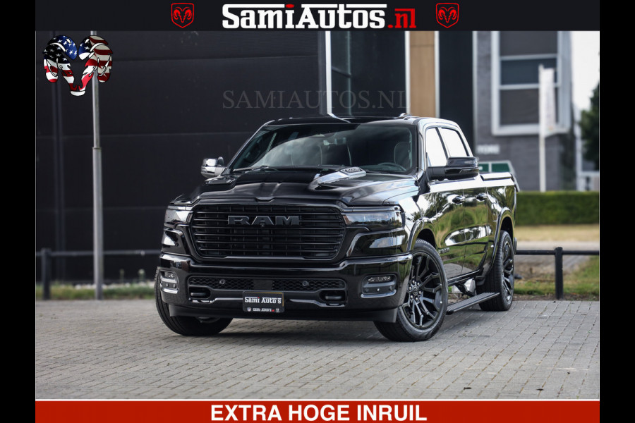 Dodge Ram 1500 Night Premium | Full Option | Eerste Eigenaar | De Meest Luxe Pick-Up in zijn Klasse | Comfortabele Dubbele Cabine met Royale 5 Zitplaatsen | Bom Vol |
