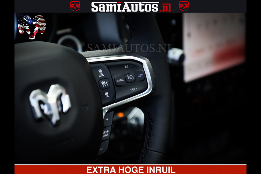 Dodge Ram 1500 Night Premium | Full Option | Eerste Eigenaar | De Meest Luxe Pick-Up in zijn Klasse | Comfortabele Dubbele Cabine met Royale 5 Zitplaatsen | Bom Vol |