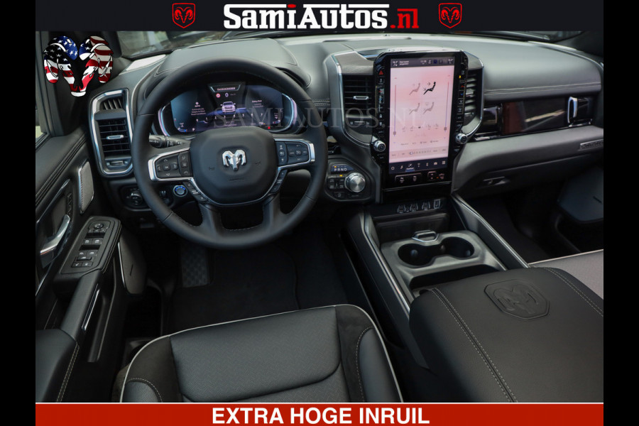 Dodge Ram 1500 Night Premium | Full Option | Eerste Eigenaar | De Meest Luxe Pick-Up in zijn Klasse | Comfortabele Dubbele Cabine met Royale 5 Zitplaatsen | Bom Vol |