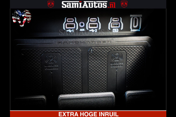 Dodge Ram 1500 Night Premium | Full Option | Eerste Eigenaar | De Meest Luxe Pick-Up in zijn Klasse | Comfortabele Dubbele Cabine met Royale 5 Zitplaatsen | Bom Vol |