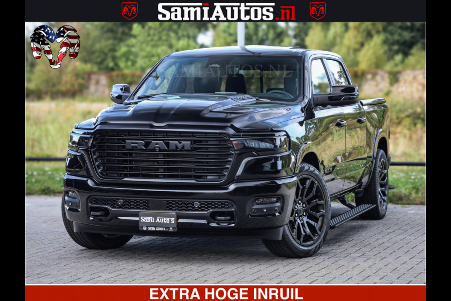 Dodge Ram 1500 Night Premium | Full Option | Eerste Eigenaar | De Meest Luxe Pick-Up in zijn Klasse | Comfortabele Dubbele Cabine met Royale 5 Zitplaatsen | Bom Vol |