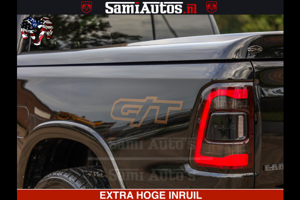 Dodge Ram GT TRX PACK | 5.7 V8 HEMI | STRIPING | LUCHT VERING | ADAPTIVE CRUISE | PANORAMADAK | MEGA DIK | Comfortabele Dubbele Cabine met Royale 5 Zitplaatsen | DC |