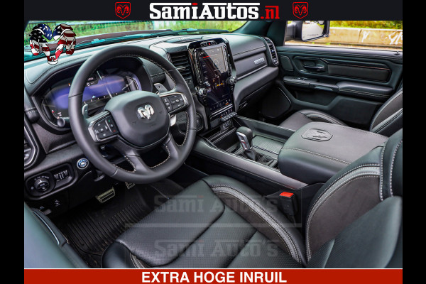 Dodge Ram GT TRX PACK | 5.7 V8 HEMI | STRIPING | LUCHT VERING | ADAPTIVE CRUISE | PANORAMADAK | MEGA DIK | Comfortabele Dubbele Cabine met Royale 5 Zitplaatsen | DC |