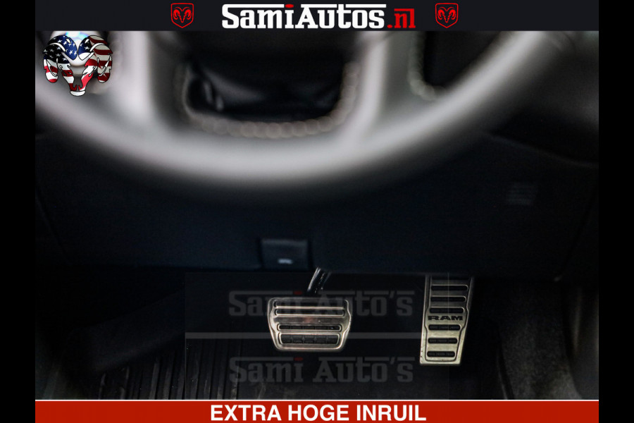 Dodge Ram GT TRX PACK | 5.7 V8 HEMI | STRIPING | LUCHT VERING | ADAPTIVE CRUISE | PANORAMADAK | MEGA DIK | Comfortabele Dubbele Cabine met Royale 5 Zitplaatsen | DC |