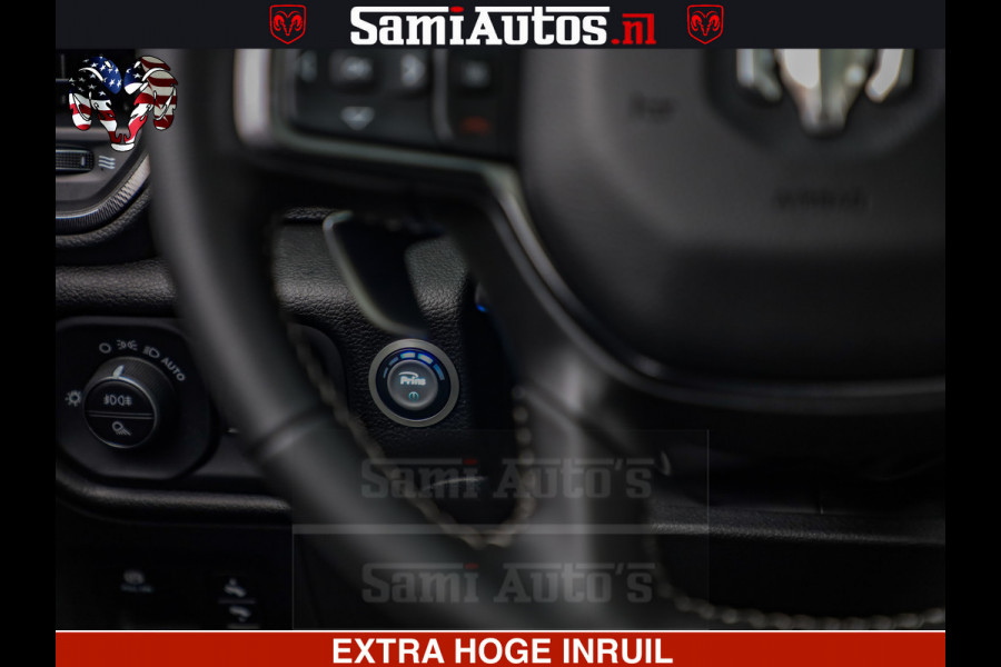 Dodge Ram GT TRX PACK | 5.7 V8 HEMI | STRIPING | LUCHT VERING | ADAPTIVE CRUISE | PANORAMADAK | MEGA DIK | Comfortabele Dubbele Cabine met Royale 5 Zitplaatsen | DC |