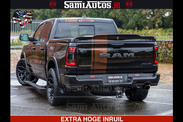 Dodge Ram GT TRX PACK | 5.7 V8 HEMI | STRIPING | LUCHT VERING | ADAPTIVE CRUISE | PANORAMADAK | MEGA DIK | Comfortabele Dubbele Cabine met Royale 5 Zitplaatsen | DC |