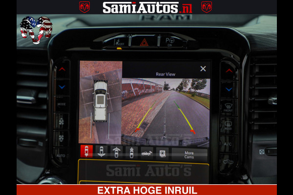 Dodge Ram GT TRX PACK | 5.7 V8 HEMI | STRIPING | LUCHT VERING | ADAPTIVE CRUISE | PANORAMADAK | MEGA DIK | Comfortabele Dubbele Cabine met Royale 5 Zitplaatsen | DC |