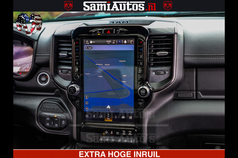 Dodge Ram GT TRX PACK | 5.7 V8 HEMI | STRIPING | LUCHT VERING | ADAPTIVE CRUISE | PANORAMADAK | MEGA DIK | Comfortabele Dubbele Cabine met Royale 5 Zitplaatsen | DC |
