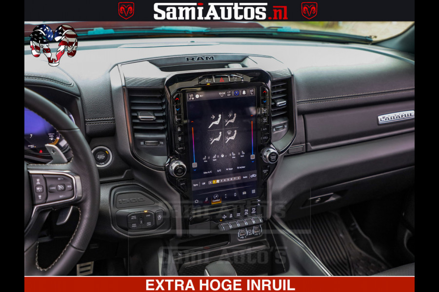 Dodge Ram GT TRX PACK | 5.7 V8 HEMI | STRIPING | LUCHT VERING | ADAPTIVE CRUISE | PANORAMADAK | MEGA DIK | Comfortabele Dubbele Cabine met Royale 5 Zitplaatsen | DC |