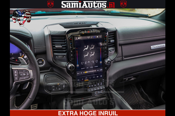 Dodge Ram GT TRX PACK | 5.7 V8 HEMI | STRIPING | LUCHT VERING | ADAPTIVE CRUISE | PANORAMADAK | MEGA DIK | Comfortabele Dubbele Cabine met Royale 5 Zitplaatsen | DC |