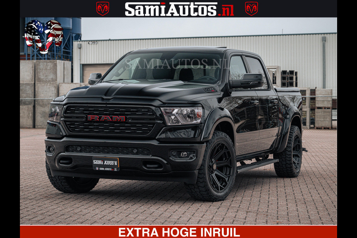 Dodge Ram SPORT | 5.7 V8 4x4 HEMI | PANORAMA DAK | GROOTSCHEM 12 INCH | LPG | Diamond Black Pearl | CREW CAB | DUBBELE CABINE | 5 PERSOONS | DC | VOORRAAD NR 2558 - 6047