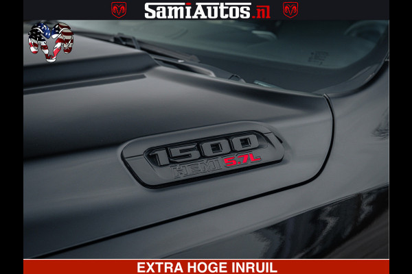 Dodge Ram SPORT | 5.7 V8 4x4 HEMI | PANORAMA DAK | GROOTSCHEM 12 INCH | LPG | Diamond Black Pearl | CREW CAB | DUBBELE CABINE | 5 PERSOONS | DC | VOORRAAD NR 2558 - 6047