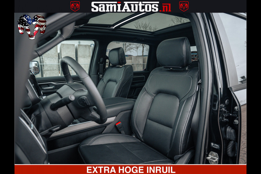 Dodge Ram SPORT | 5.7 V8 4x4 HEMI | PANORAMA DAK | GROOTSCHEM 12 INCH | LPG | Diamond Black Pearl | CREW CAB | DUBBELE CABINE | 5 PERSOONS | DC | VOORRAAD NR 2558 - 6047
