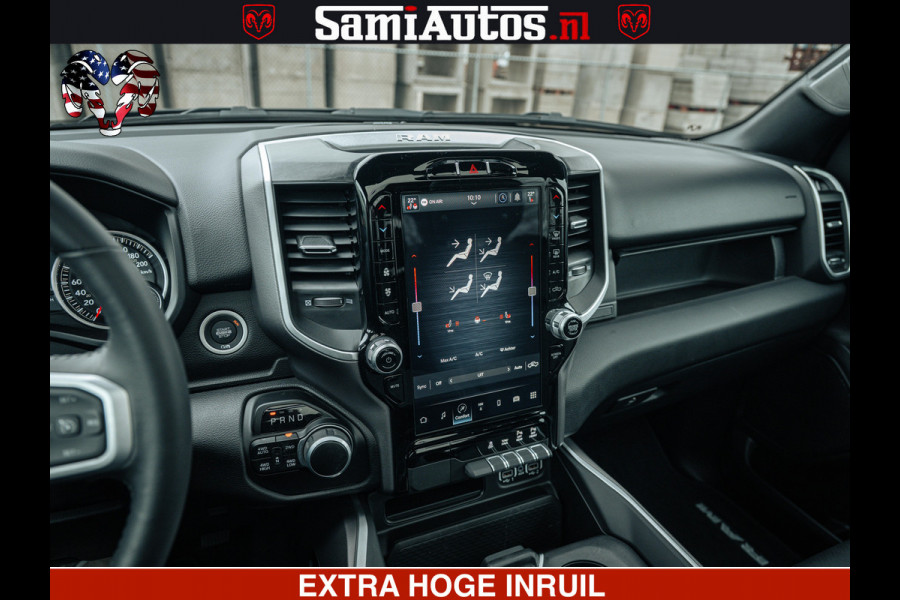 Dodge Ram SPORT | 5.7 V8 4x4 HEMI | PANORAMA DAK | GROOTSCHEM 12 INCH | LPG | Diamond Black Pearl | CREW CAB | DUBBELE CABINE | 5 PERSOONS | DC | VOORRAAD NR 2558 - 6047