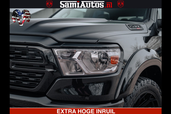 Dodge Ram SPORT | 5.7 V8 4x4 HEMI | PANORAMA DAK | GROOTSCHEM 12 INCH | LPG | Diamond Black Pearl | CREW CAB | DUBBELE CABINE | 5 PERSOONS | DC | VOORRAAD NR 2558 - 6047