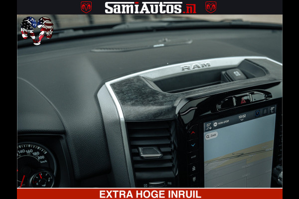 Dodge Ram SPORT | 5.7 V8 4x4 HEMI | PANORAMA DAK | GROOTSCHEM 12 INCH | LPG | Diamond Black Pearl | CREW CAB | DUBBELE CABINE | 5 PERSOONS | DC | VOORRAAD NR 2558 - 6047