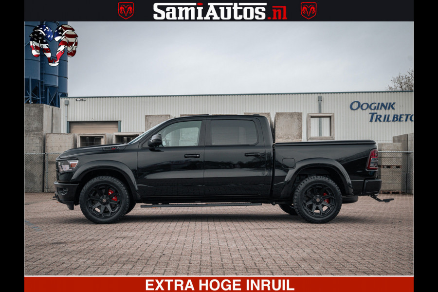 Dodge Ram SPORT | 5.7 V8 4x4 HEMI | PANORAMA DAK | GROOTSCHEM 12 INCH | LPG | Diamond Black Pearl | CREW CAB | DUBBELE CABINE | 5 PERSOONS | DC | VOORRAAD NR 2558 - 6047