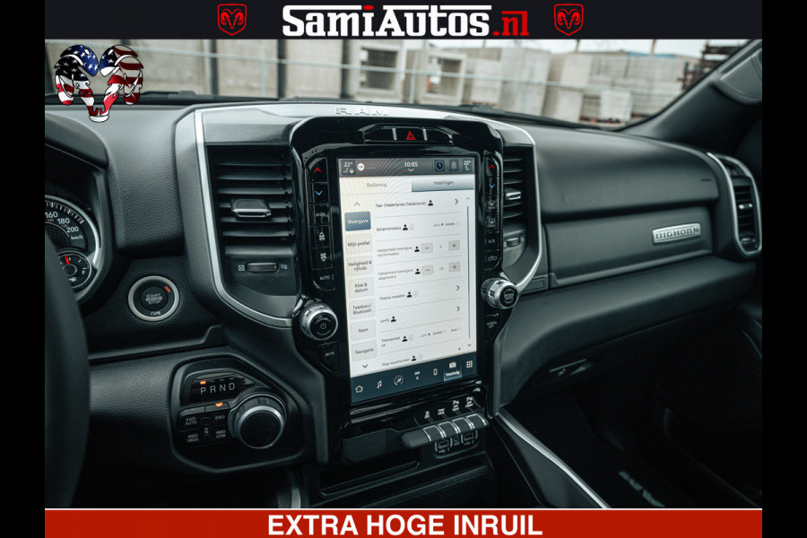 Dodge Ram SPORT | 5.7 V8 4x4 HEMI | PANORAMA DAK | GROOTSCHEM 12 INCH | LPG | Diamond Black Pearl | CREW CAB | DUBBELE CABINE | 5 PERSOONS | DC | VOORRAAD NR 2558 - 6047