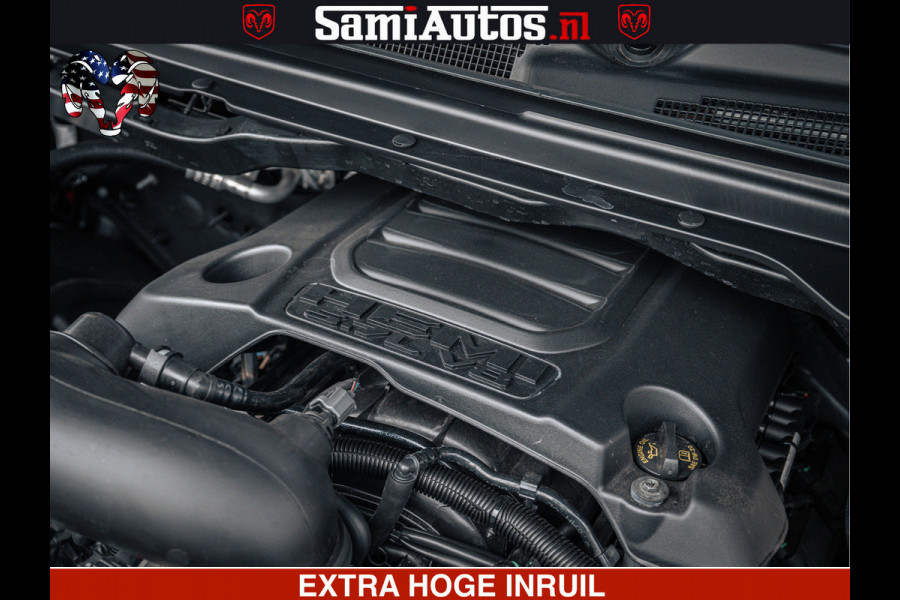 Dodge Ram SPORT | 5.7 V8 4x4 HEMI | PANORAMA DAK | GROOTSCHEM 12 INCH | LPG | Diamond Black Pearl | CREW CAB | DUBBELE CABINE | 5 PERSOONS | DC | VOORRAAD NR 2558 - 6047