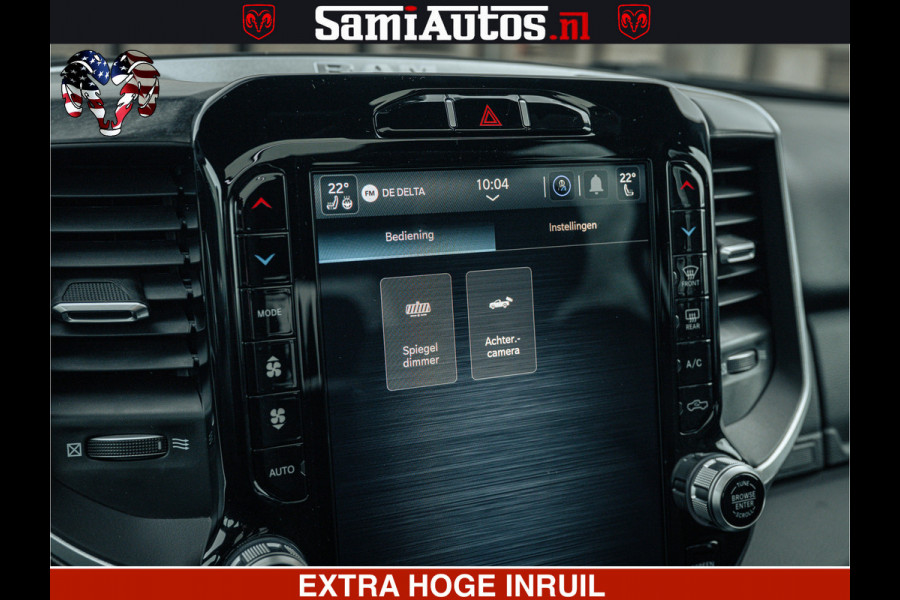 Dodge Ram SPORT | 5.7 V8 4x4 HEMI | PANORAMA DAK | GROOTSCHEM 12 INCH | LPG | Diamond Black Pearl | CREW CAB | DUBBELE CABINE | 5 PERSOONS | DC | VOORRAAD NR 2558 - 6047