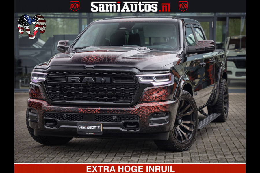 Dodge Ram COBRA EDITION | All-In Prijs | Limited Night High Output 540HP 706Nm | Massage + Full Option | De Meest Luxe en Volle Pick-Up in Comfortabele Dubbele Cabine met Royale 5 Zitplaatsen | BPM vrij | Nu Leverbaar uit Voorraad | Voorraad Nr 2335 - 5153 |