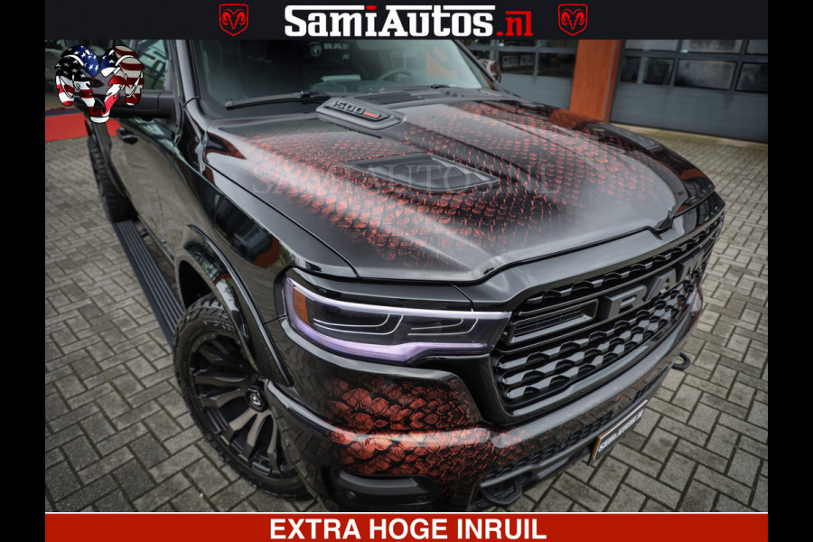Dodge Ram COBRA EDITION | All-In Prijs | Limited Night High Output 540HP 706Nm | Massage + Full Option | De Meest Luxe en Volle Pick-Up in Comfortabele Dubbele Cabine met Royale 5 Zitplaatsen | BPM vrij | Nu Leverbaar uit Voorraad | Voorraad Nr 2335 - 5153 |
