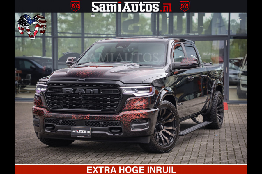 Dodge Ram COBRA EDITION | All-In Prijs | Limited Night High Output 540HP 706Nm | Massage + Full Option | De Meest Luxe en Volle Pick-Up in Comfortabele Dubbele Cabine met Royale 5 Zitplaatsen | BPM vrij | Nu Leverbaar uit Voorraad | Voorraad Nr 2335 - 5153 |