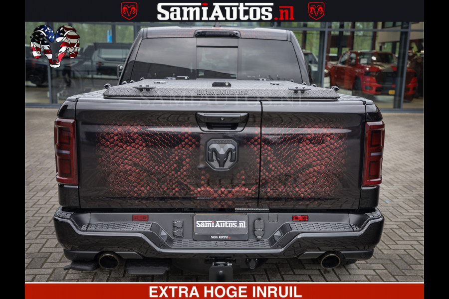 Dodge Ram COBRA EDITION | All-In Prijs | Limited Night High Output 540HP 706Nm | Massage + Full Option | De Meest Luxe en Volle Pick-Up in Comfortabele Dubbele Cabine met Royale 5 Zitplaatsen | BPM vrij | Nu Leverbaar uit Voorraad | Voorraad Nr 2335 - 5153 |