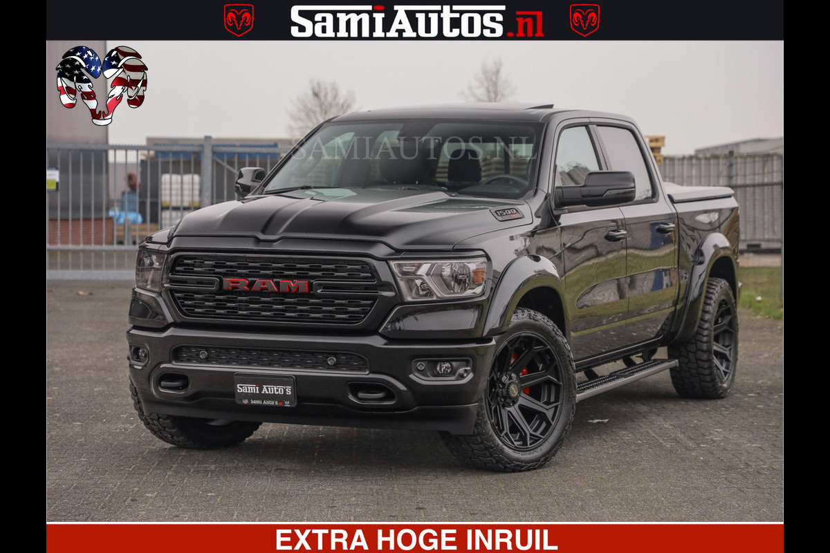 Dodge Ram SPORT | 5.7 V8 4x4 HEMI | PANORAMA DAK | GROOTSCHEM 12 INCH | LPG | Diamond Black Pearl | CREW CAB | DUBBELE CABINE | 5 PERSOONS | DC | VOORRAAD NR 2559 - 3308