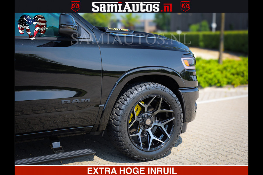 Dodge Ram Limited Night Sport High Output 540HP 706Nm | Massage + Full Option | De Meest Luxe en Volle Pick-Up in zijn Klasse | Comfortabele Dubbele Cabine met Royale 5 Zitplaatsen | BPM vrij | Nu Leverbaar uit Voorraad | Voorraad Nr 2356 - 0990