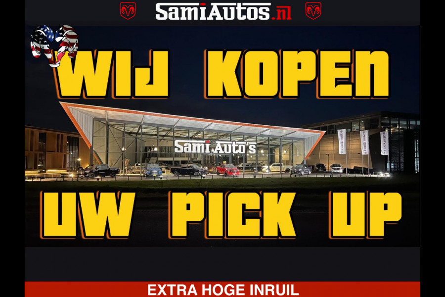 Dodge Ram Limited Night Sport High Output 540HP 706Nm | Massage + Full Option | De Meest Luxe en Volle Pick-Up in zijn Klasse | Comfortabele Dubbele Cabine met Royale 5 Zitplaatsen | BPM vrij | Nu Leverbaar uit Voorraad | Voorraad Nr 2356 - 0990