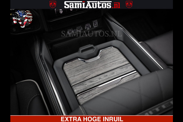 Dodge Ram Limited Night Sport High Output 540HP 706Nm | Massage + Full Option | De Meest Luxe en Volle Pick-Up in zijn Klasse | Comfortabele Dubbele Cabine met Royale 5 Zitplaatsen | BPM vrij | Nu Leverbaar uit Voorraad | Voorraad Nr 2356 - 0990