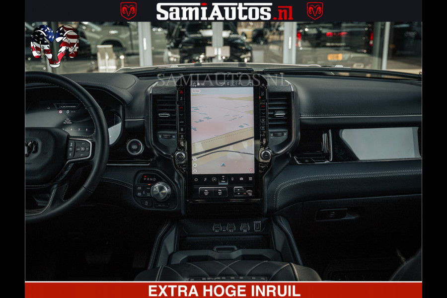 Dodge Ram HULK | Limited Night H.O 540HP 706Nm | Massage + Full Option | De Meest Luxe en Volle Pick-Up in zijn Klasse | Hulk Pack is meer Comfortabele Dubbele Cabine met Royale 5 Zitplaatsen | BPM vrij | Nu Leverbaar uit Voorraad | Voorraad Nr 2357 - 5182