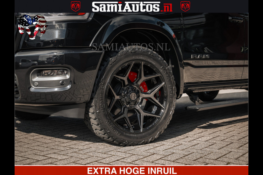 Dodge Ram HULK | Limited Night H.O 540HP 706Nm | Massage + Full Option | De Meest Luxe en Volle Pick-Up in zijn Klasse | Hulk Pack is meer Comfortabele Dubbele Cabine met Royale 5 Zitplaatsen | BPM vrij | Nu Leverbaar uit Voorraad | Voorraad Nr 2357 - 5182