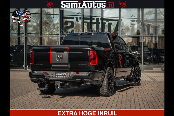 Dodge Ram HULK | Limited Night H.O 540HP 706Nm | Massage + Full Option | De Meest Luxe en Volle Pick-Up in zijn Klasse | Hulk Pack is meer Comfortabele Dubbele Cabine met Royale 5 Zitplaatsen | BPM vrij | Nu Leverbaar uit Voorraad | Voorraad Nr 2357 - 5182