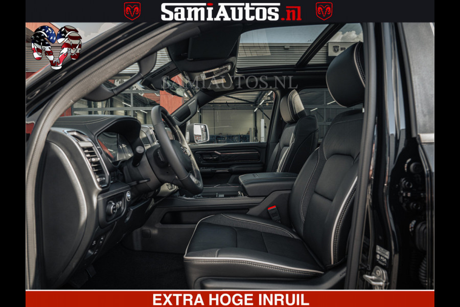 Dodge Ram HULK | Limited Night H.O 540HP 706Nm | Massage + Full Option | De Meest Luxe en Volle Pick-Up in zijn Klasse | Hulk Pack is meer Comfortabele Dubbele Cabine met Royale 5 Zitplaatsen | BPM vrij | Nu Leverbaar uit Voorraad | Voorraad Nr 2357 - 5182
