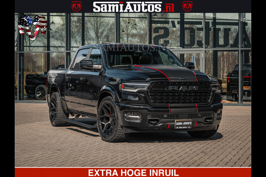 Dodge Ram HULK | Limited Night H.O 540HP 706Nm | Massage + Full Option | De Meest Luxe en Volle Pick-Up in zijn Klasse | Hulk Pack is meer Comfortabele Dubbele Cabine met Royale 5 Zitplaatsen | BPM vrij | Nu Leverbaar uit Voorraad | Voorraad Nr 2357 - 5182