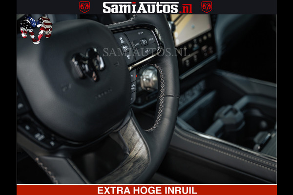 Dodge Ram HULK | Limited Night H.O 540HP 706Nm | Massage + Full Option | De Meest Luxe en Volle Pick-Up in zijn Klasse | Hulk Pack is meer Comfortabele Dubbele Cabine met Royale 5 Zitplaatsen | BPM vrij | Nu Leverbaar uit Voorraad | Voorraad Nr 2357 - 5182