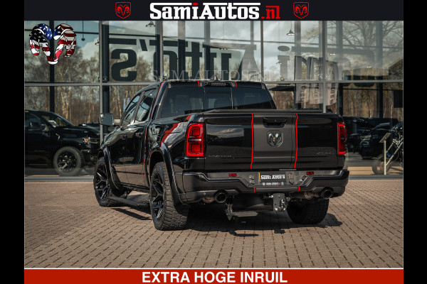 Dodge Ram HULK | Limited Night H.O 540HP 706Nm | Massage + Full Option | De Meest Luxe en Volle Pick-Up in zijn Klasse | Hulk Pack is meer Comfortabele Dubbele Cabine met Royale 5 Zitplaatsen | BPM vrij | Nu Leverbaar uit Voorraad | Voorraad Nr 2357 - 5182