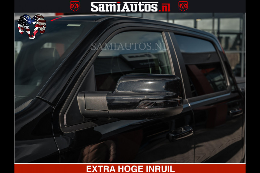 Dodge Ram HULK | Limited Night H.O 540HP 706Nm | Massage + Full Option | De Meest Luxe en Volle Pick-Up in zijn Klasse | Hulk Pack is meer Comfortabele Dubbele Cabine met Royale 5 Zitplaatsen | BPM vrij | Nu Leverbaar uit Voorraad | Voorraad Nr 2357 - 5182