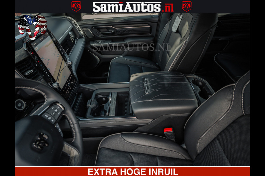 Dodge Ram HULK | Limited Night H.O 540HP 706Nm | Massage + Full Option | De Meest Luxe en Volle Pick-Up in zijn Klasse | Hulk Pack is meer Comfortabele Dubbele Cabine met Royale 5 Zitplaatsen | BPM vrij | Nu Leverbaar uit Voorraad | Voorraad Nr 2357 - 5182