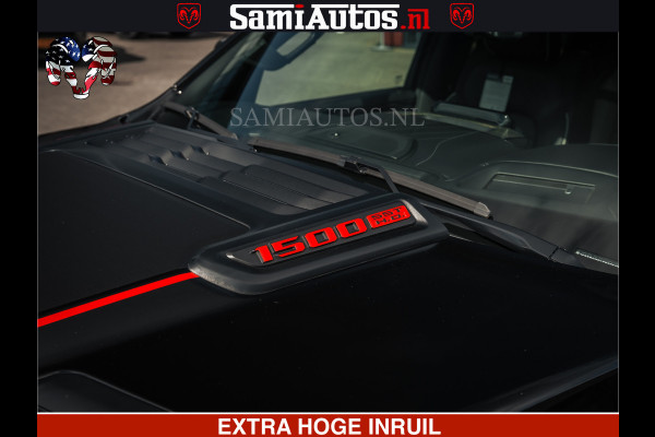 Dodge Ram HULK | Limited Night H.O 540HP 706Nm | Massage + Full Option | De Meest Luxe en Volle Pick-Up in zijn Klasse | Hulk Pack is meer Comfortabele Dubbele Cabine met Royale 5 Zitplaatsen | BPM vrij | Nu Leverbaar uit Voorraad | Voorraad Nr 2357 - 5182
