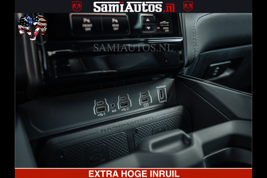 Dodge Ram HULK | Limited Night H.O 540HP 706Nm | Massage + Full Option | De Meest Luxe en Volle Pick-Up in zijn Klasse | Hulk Pack is meer Comfortabele Dubbele Cabine met Royale 5 Zitplaatsen | BPM vrij | Nu Leverbaar uit Voorraad | Voorraad Nr 2357 - 5182