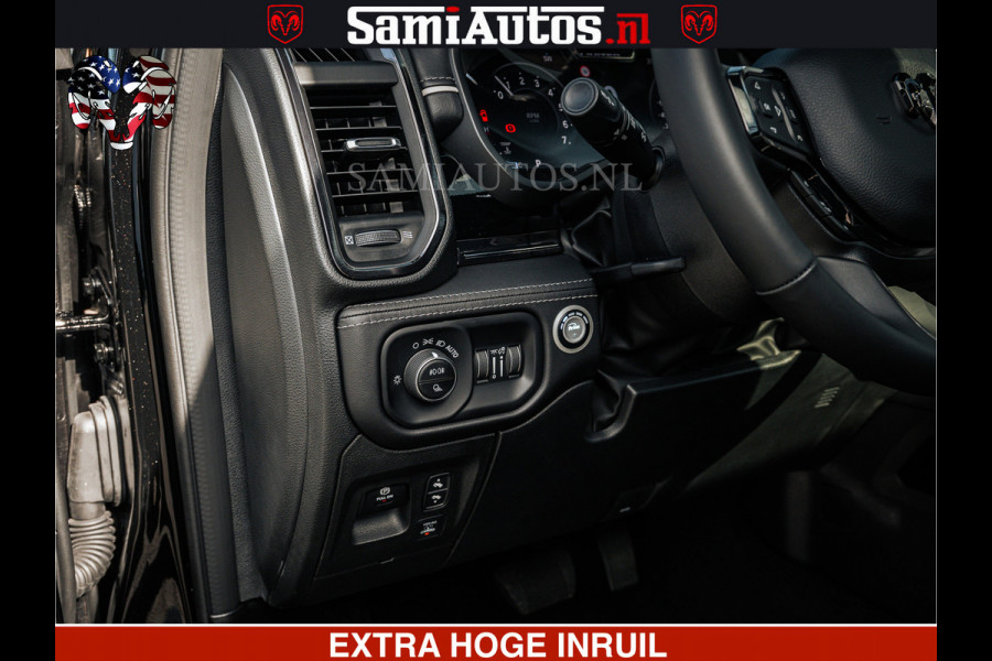 Dodge Ram HULK | Limited Night H.O 540HP 706Nm | Massage + Full Option | De Meest Luxe en Volle Pick-Up in zijn Klasse | Hulk Pack is meer Comfortabele Dubbele Cabine met Royale 5 Zitplaatsen | BPM vrij | Nu Leverbaar uit Voorraad | Voorraad Nr 2357 - 5182
