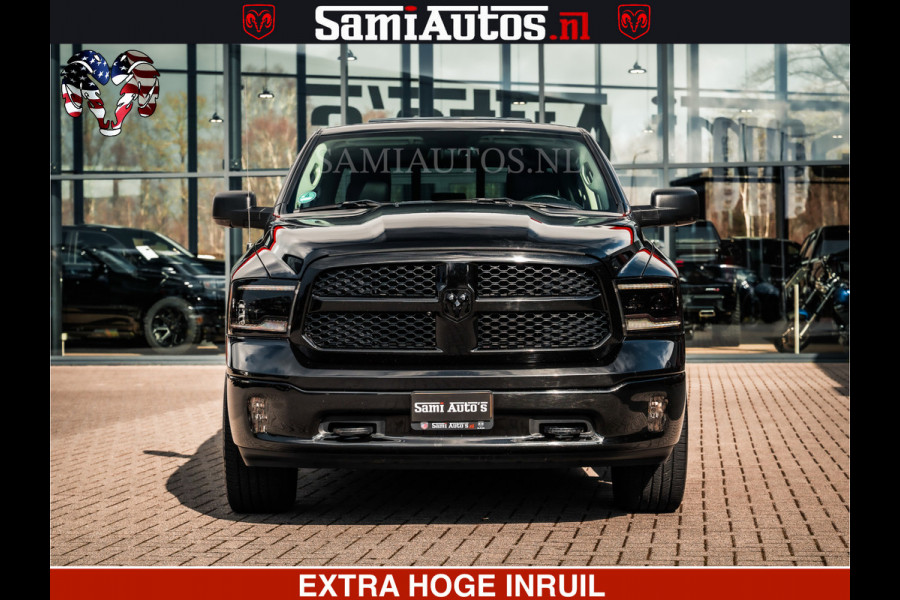 Dodge Ram BLACK OPS | 5.7 HEMI V8 402PK | MORIMOTO LED | Eerste Eigenaar | Diamond Black | Comfortabele Dubbele Cabine DC met Royale 5 Zitplaatsen |