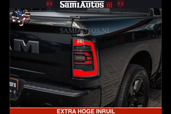 Dodge Ram BLACK OPS | 5.7 HEMI V8 402PK | MORIMOTO LED | Eerste Eigenaar | Diamond Black | Comfortabele Dubbele Cabine DC met Royale 5 Zitplaatsen |