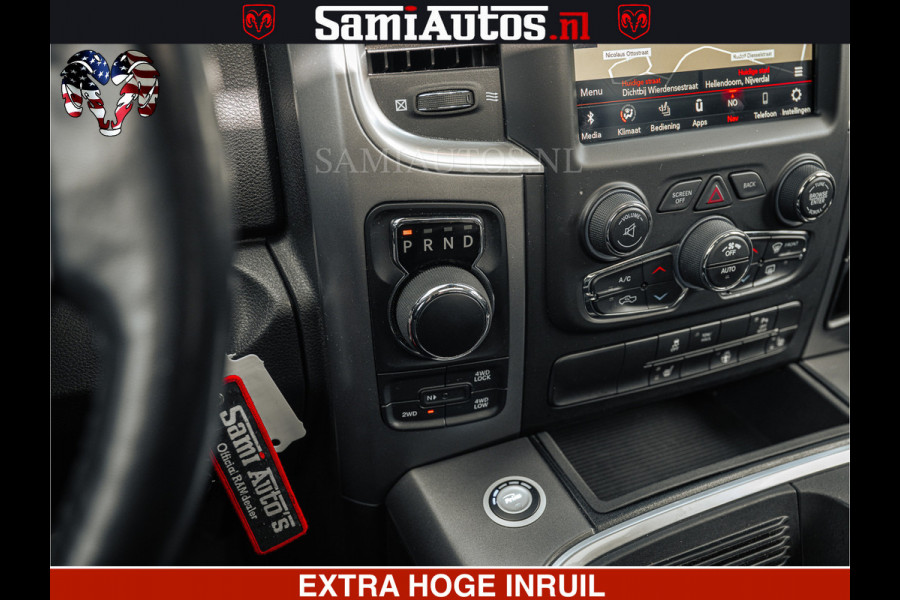 Dodge Ram BLACK OPS | 5.7 HEMI V8 402PK | MORIMOTO LED | Eerste Eigenaar | Diamond Black | Comfortabele Dubbele Cabine DC met Royale 5 Zitplaatsen |