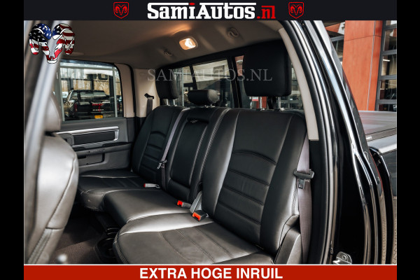 Dodge Ram BLACK OPS | 5.7 HEMI V8 402PK | MORIMOTO LED | Eerste Eigenaar | Diamond Black | Comfortabele Dubbele Cabine DC met Royale 5 Zitplaatsen |